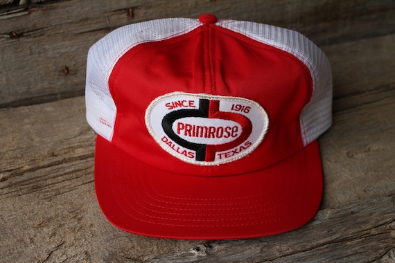 Retro 1980s Trucker Hat Primrose Oil Company Advertising