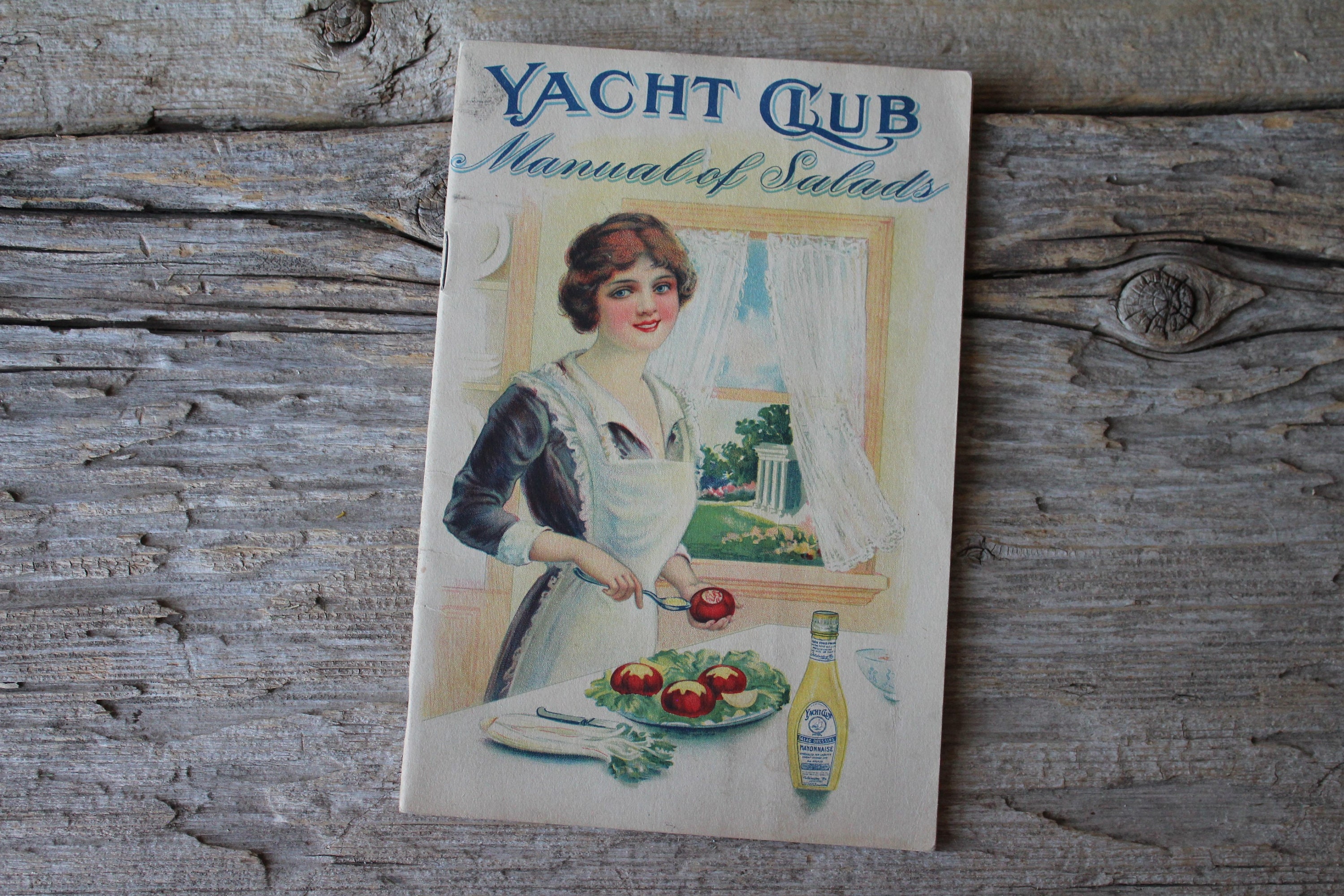 yacht club salad dressing Yacht Club Salad Dressing Chicago Bottle Antique 1900's Tildesley Co Vintage 7"