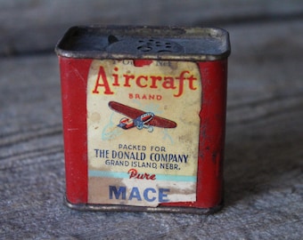 Lee Brand Allspice Antique Spice Tin From H. D. Lee Mercantile