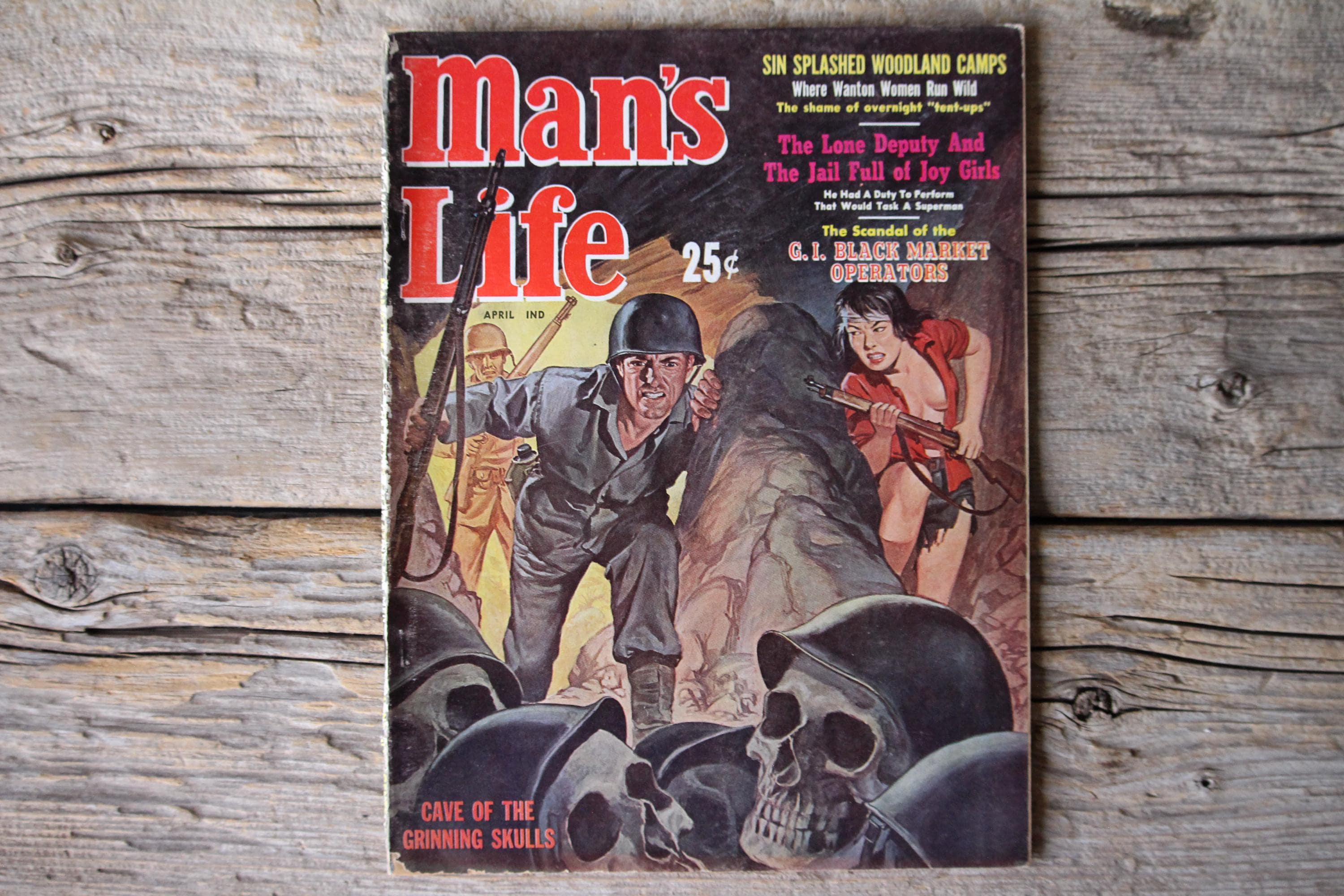 Men Mans Adventure Magazines - Etsy