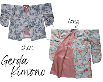 Gerda Kimono Robe PDF Sewing Pattern