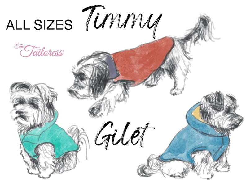 Dog Jacket PDF Sewing Pattern ALL SIZES - Etsy Canada