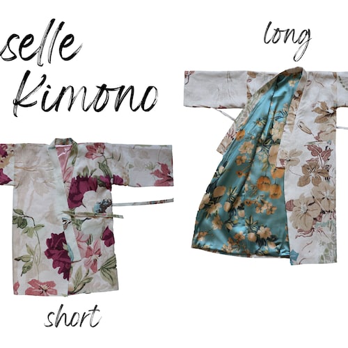 Robe Sewing Pattern PDF for Women Bathrobe Sewing Pattern Etsy