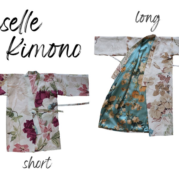 Giselle Kimono Robe PDF Sewing Pattern