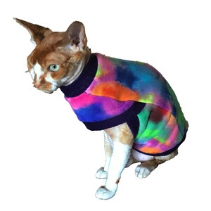 Cat sweater pattern, winter clothes for cats, cat sweater sewing pattern, sphynx clothes, sphynx clothing, kitten clothes, clothes for cats