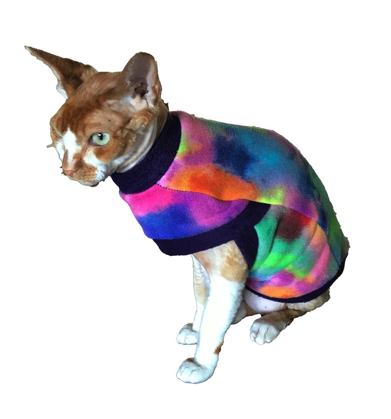 Cat sweater pattern, winter clothes for cats, cat sweater sewing pattern, sphynx clothes, sphynx clothing, kitten clothes, clothes for cats