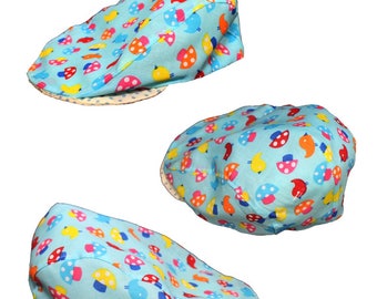 Child’s Flat Cap Sewing Pattern PDF – Kids Hat Pattern for Woven Fabrics
