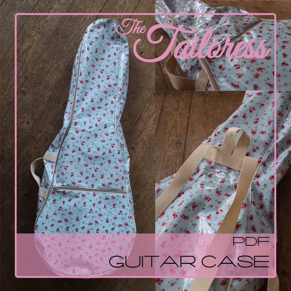 Guitar Case PDF Sewing Pattern Guitar Pdf Sewing Patterns Guitar Case Sewing Patterns Sewing Pattern Pdf Pattern Guitar Case Sewing Pattern