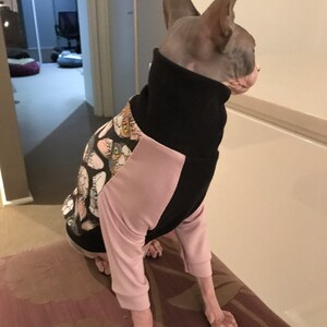 cat gifts for cats cute cat shirt sphynx cat sweater pdf sewing pattern sphinx kitten clothes cat clothes pattern sweater for cats