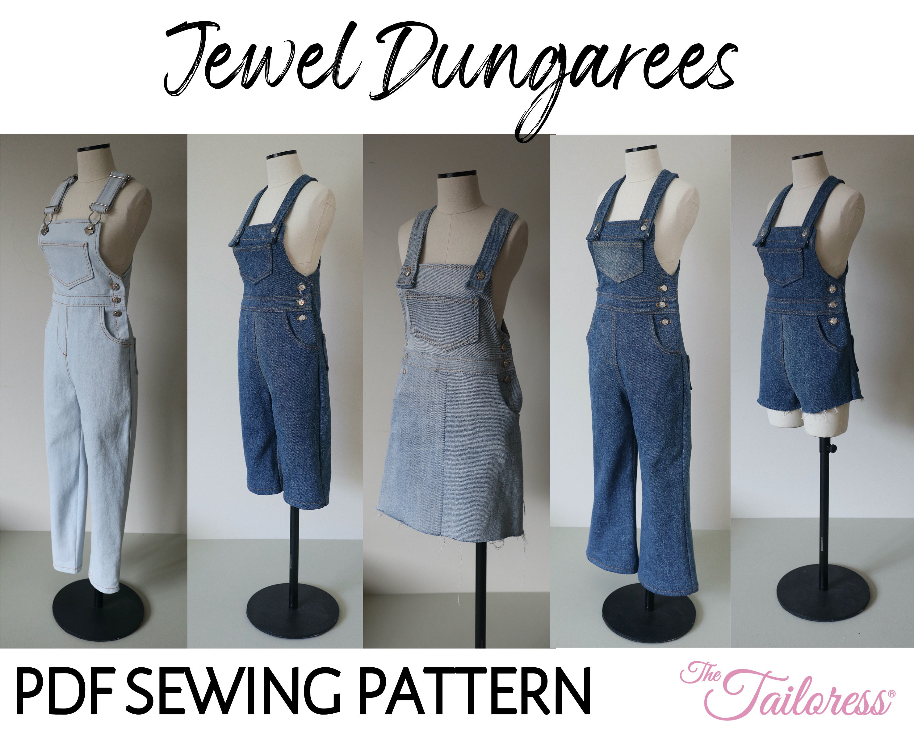 Corded dungaree dress top