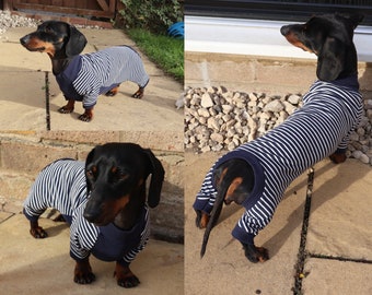 Dachshund Clothes Sewing Pattern Pajamas for Sausage Dog Clothing, Dachshund Clothes for Dogs, Weiner Dog Pyjamas for Weenie Dog