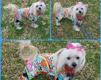 Small Dog Pajama - 6 Sizes -  PDF Sewing Pattern, Small Dog Clothes Sewing Pattern