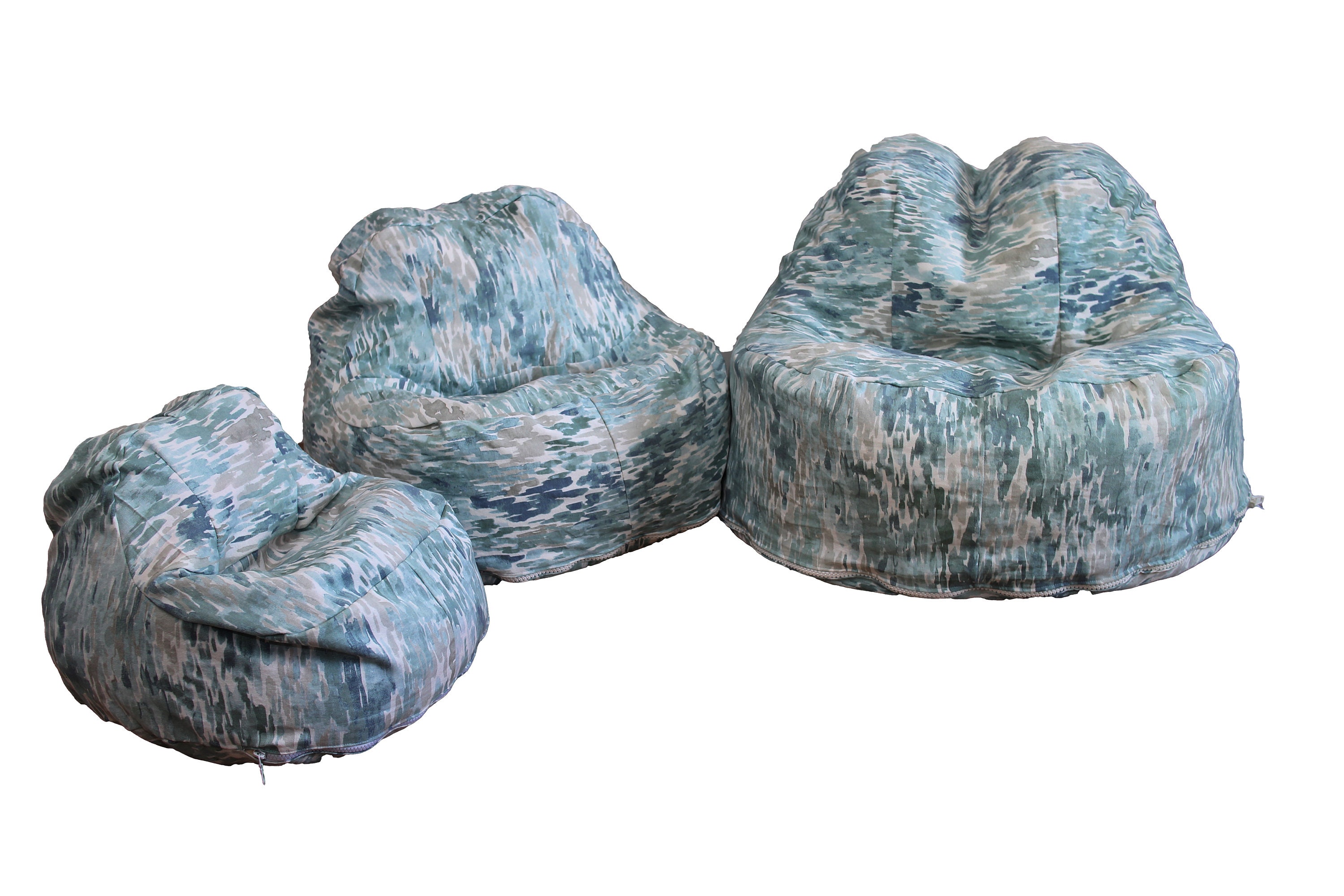 BEANBAG CHAIR PDF Sewing Pattern 5 Sizes Etsy