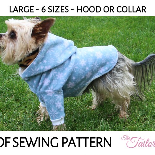 How to Make Flat and Easy Dog CLOTHES for Beginners 2 Dog Etsy