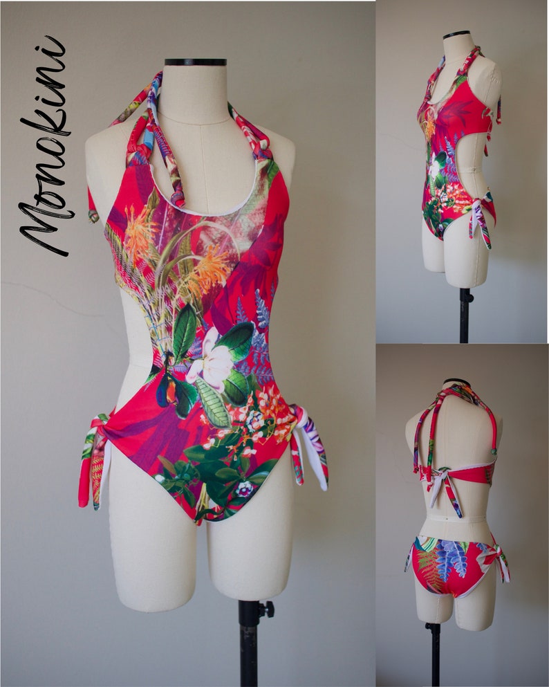 Monokini & Bikini PDF Sewing Pattern image 2