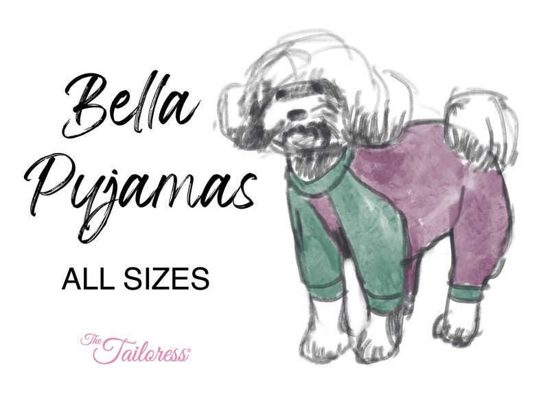 Dog Pyjama PDF Sewing Pattern All Sizes Bundle Etsy UK