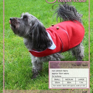 18 Sizes BUNDLE Dog Jacket PDF Sewing Pattern ALL Sizes Jasper image 7