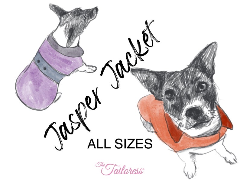 18 Sizes BUNDLE Dog Jacket PDF Sewing Pattern ALL Sizes Jasper image 1