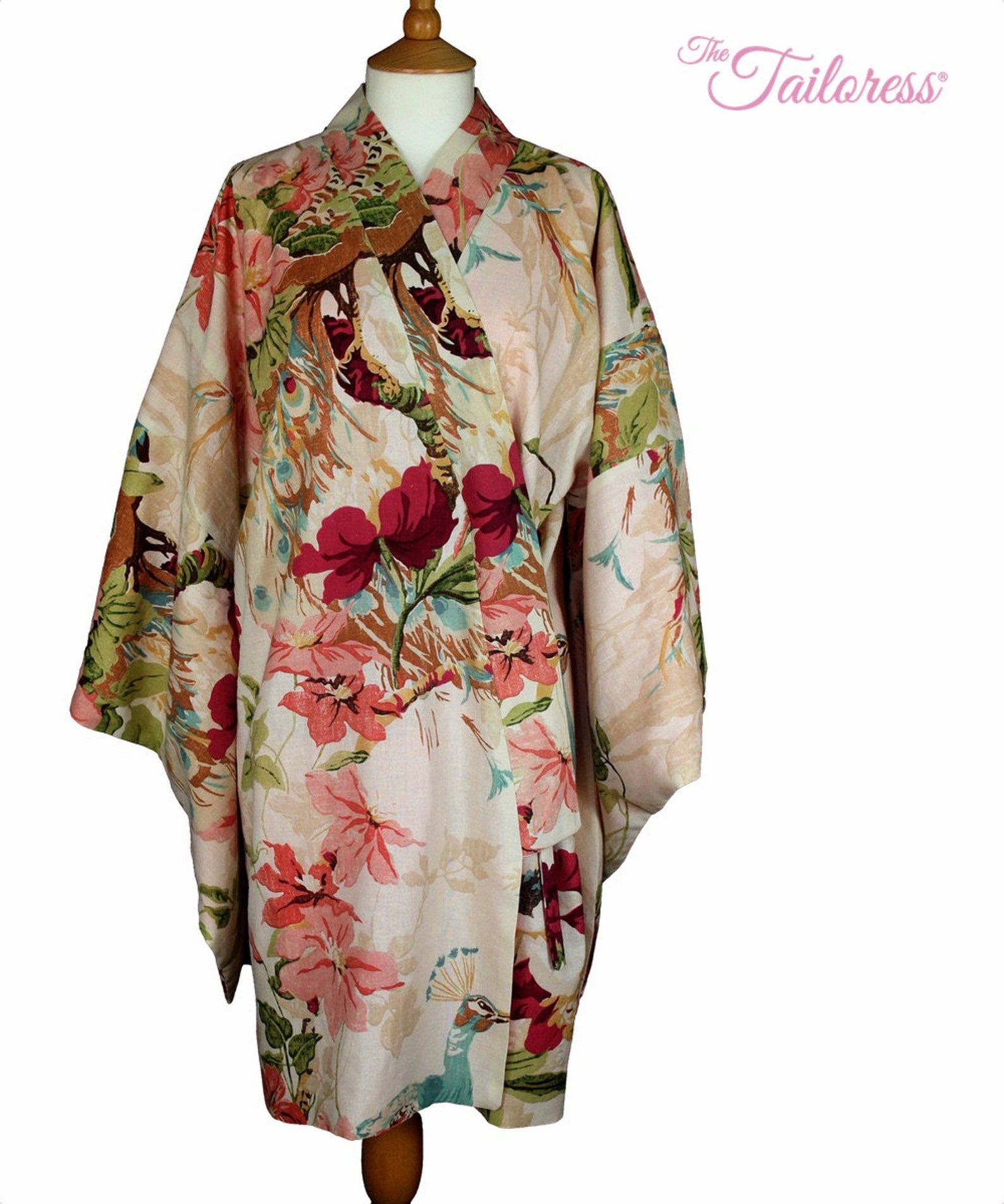 SHORT Kimono Robe PDF Sewing Pattern Kimono PDF Robe Sewing Etsy