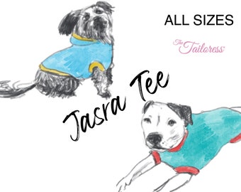 18 Sizes Dog Shirt Sewing Pattern PDF – Multi Breed Tee & Top Pattern