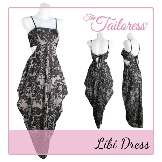 Libi Dress Pdf Sewing Pattern Dresses Pdf Pattern Sewing Etsy