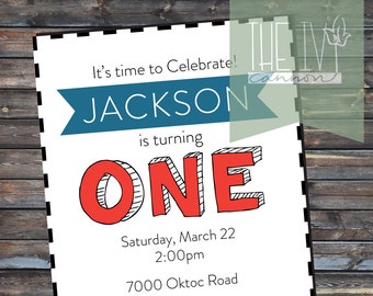 INVITATION Choo Coo Train Invitation, Train Birthday Invitation