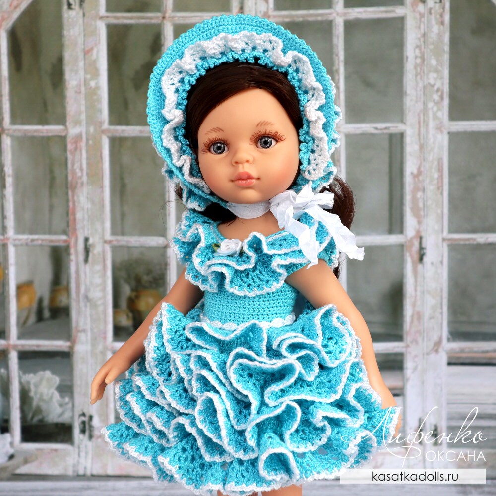 Digital Download Crochet Doll Clothes Pattern Dress and Etsy