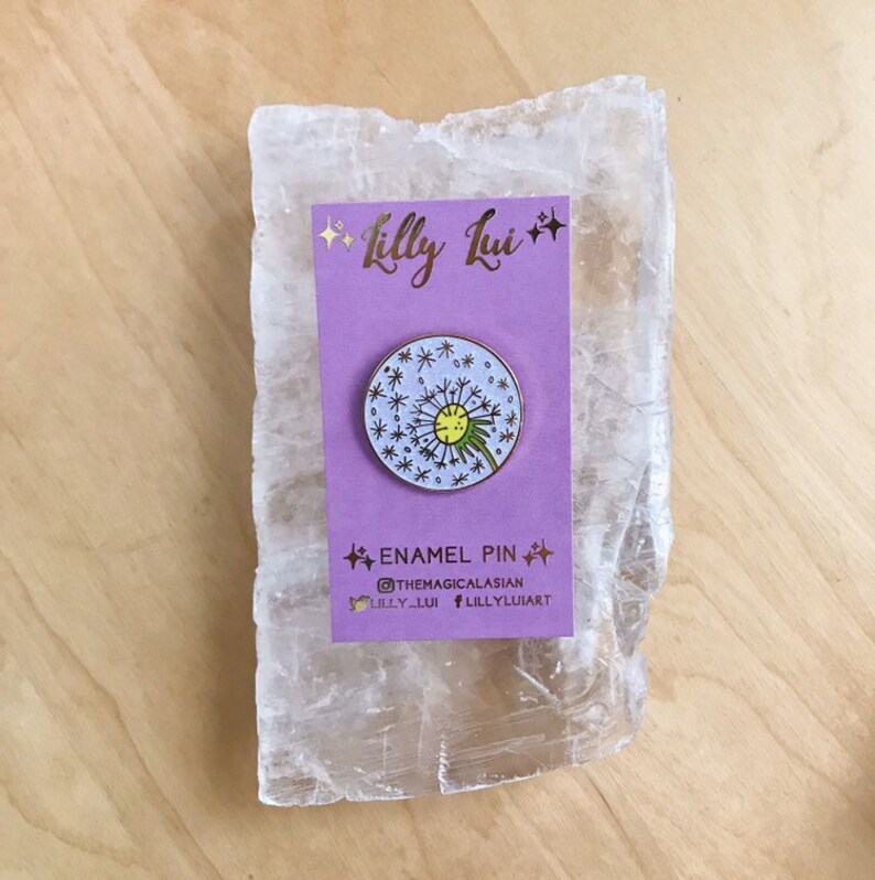 Dandelion Enamel Pin