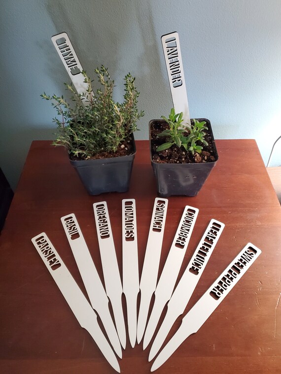 Physical Item Garden & Plant Label Stakes Etsy