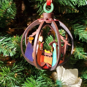 Nativity Ball Ornament File