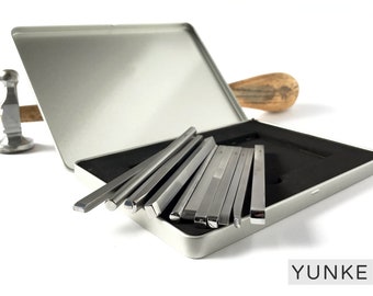 Hand made chasing and repousse tools - Classic Set by Yunke -BS#01 (12 pieces)-