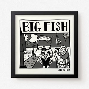 ビッグフィッシュ | 8x8" アートプリント
