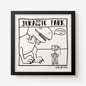 ジュラシック・パーク | 8x8" アートプリント
