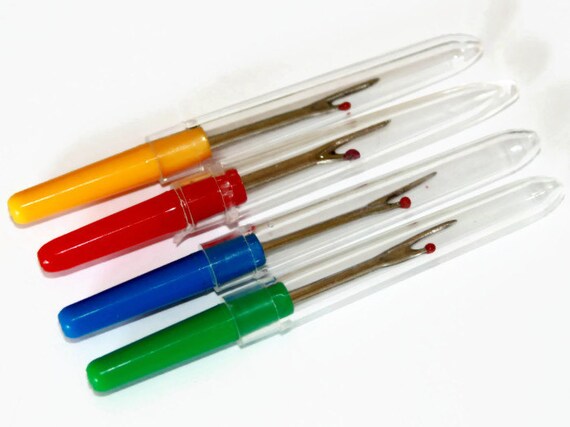 JUNGEN Seam Rippers Thread Ripper Sewing Tool with Lid Random Colour 4-Pack JUNGEN Seam Rippers Thread Ripper Sewing Tool with Lid Random Colour 4-Pack