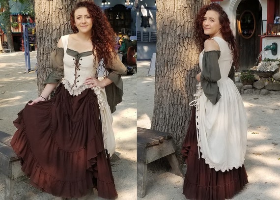 white corset top dress