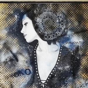 Original, urban mixed-medium portrait photography on Canvas