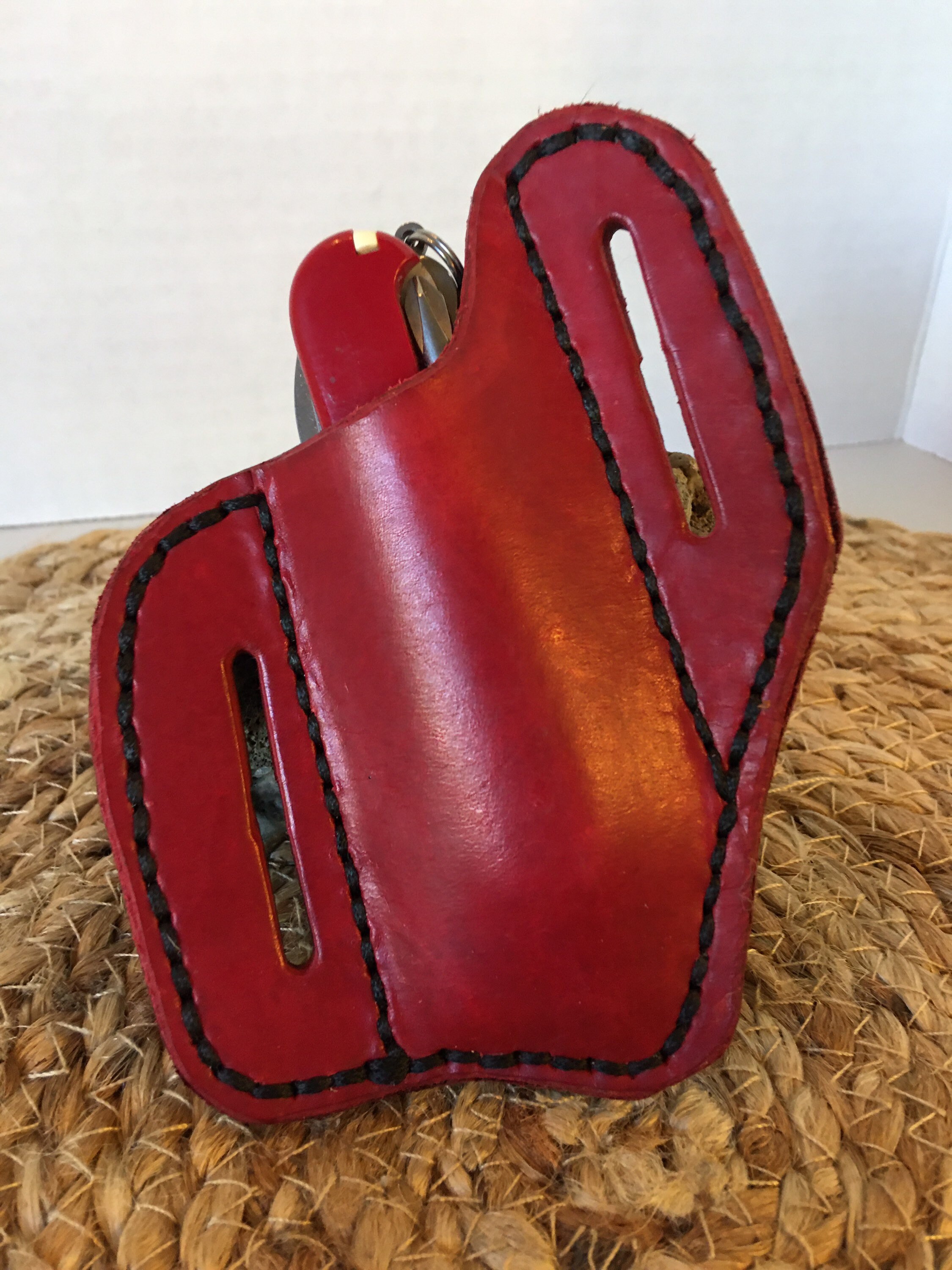 Leather Pocket Knife Sheath for Large Pocket Knife Etsy