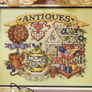 Hopscotch Samplers Cross Stitch Pattern Booklet Vintage 1984 Country Folk Art