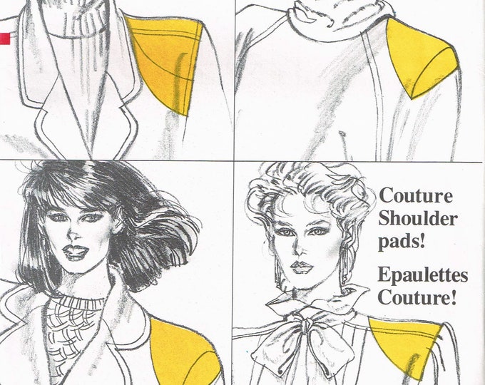 Shoulder Pad Sewing Pattern DIY Shoulder Pads Vogue Etsy