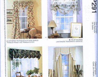 Window Treatments Pattern Blinds Curtains Mccalls 706 Valance Easy