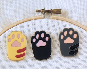 Cat Paw Needle Minder For Cross Stitch Or Embroidery