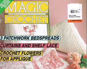 Magazine Magic Crochet d'août 1992 n° 79 - Modèles de napperon au crochet