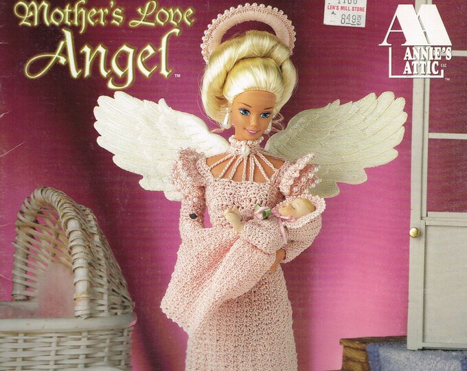 Crochet Barbie Doll Angel Dress Pattern Mother's Love Angel Annie's ...