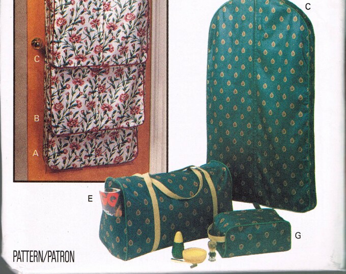 Hanging Garment Bag Sewing Pattern Cosmetics Case & Duffle Etsy