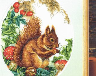 Mouseloft stitchlets PUNTO CROCE KIT ~ Natale Sciarpa Fox Natale ~ ~ NUOVO