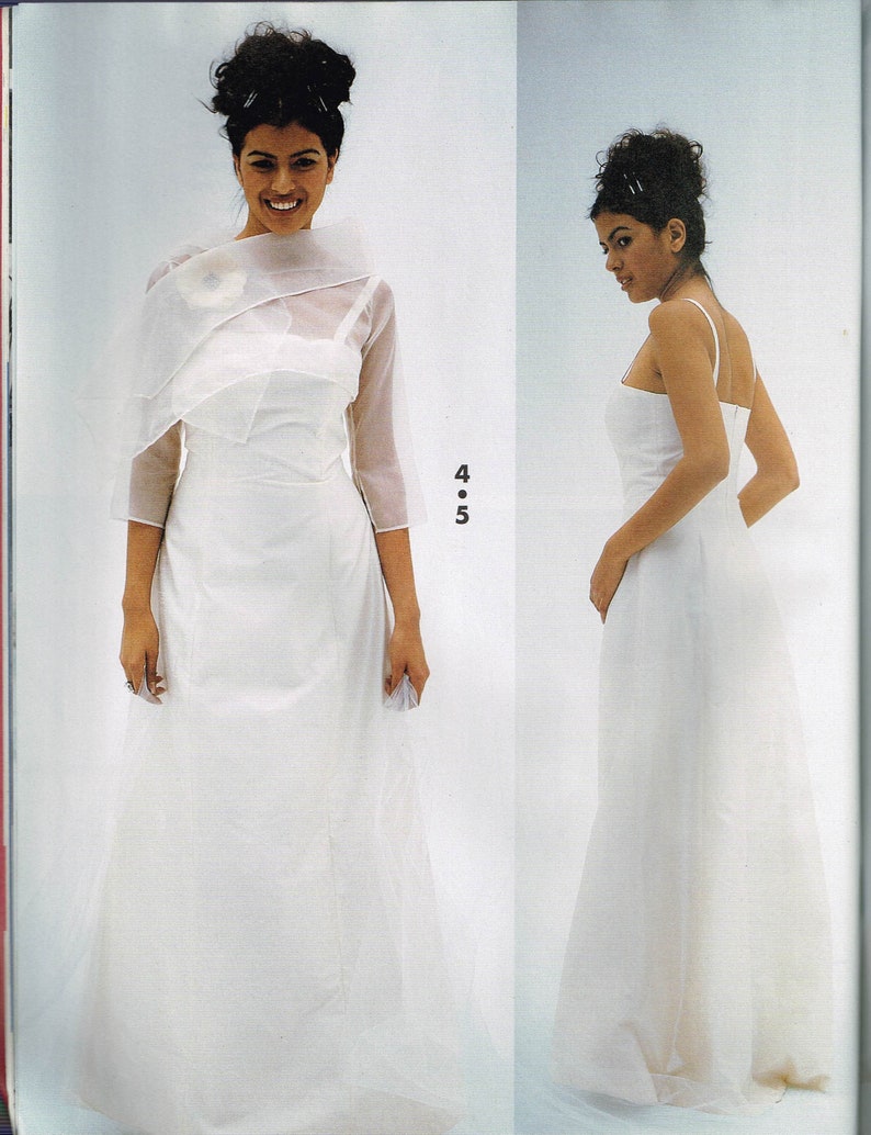 March 2003 La Mia Boutique Sewing Pattern Magazine Italian Language Wedding Dress Patterns
