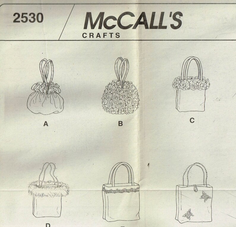 Small Evening Bag Drawstring Purse Or Shawl Sewing Patterns Etsy