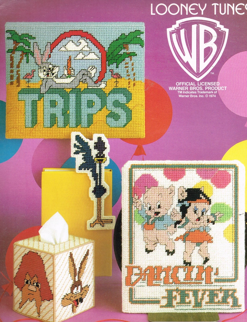 Plastic Canvas Looney Tunes Patterns Looney Tunes Baby Mobile Paragon Needlecraft 2008