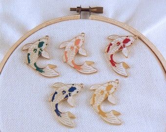 Koi Fish Needle Minder For Cross Stitch Or Embroidery