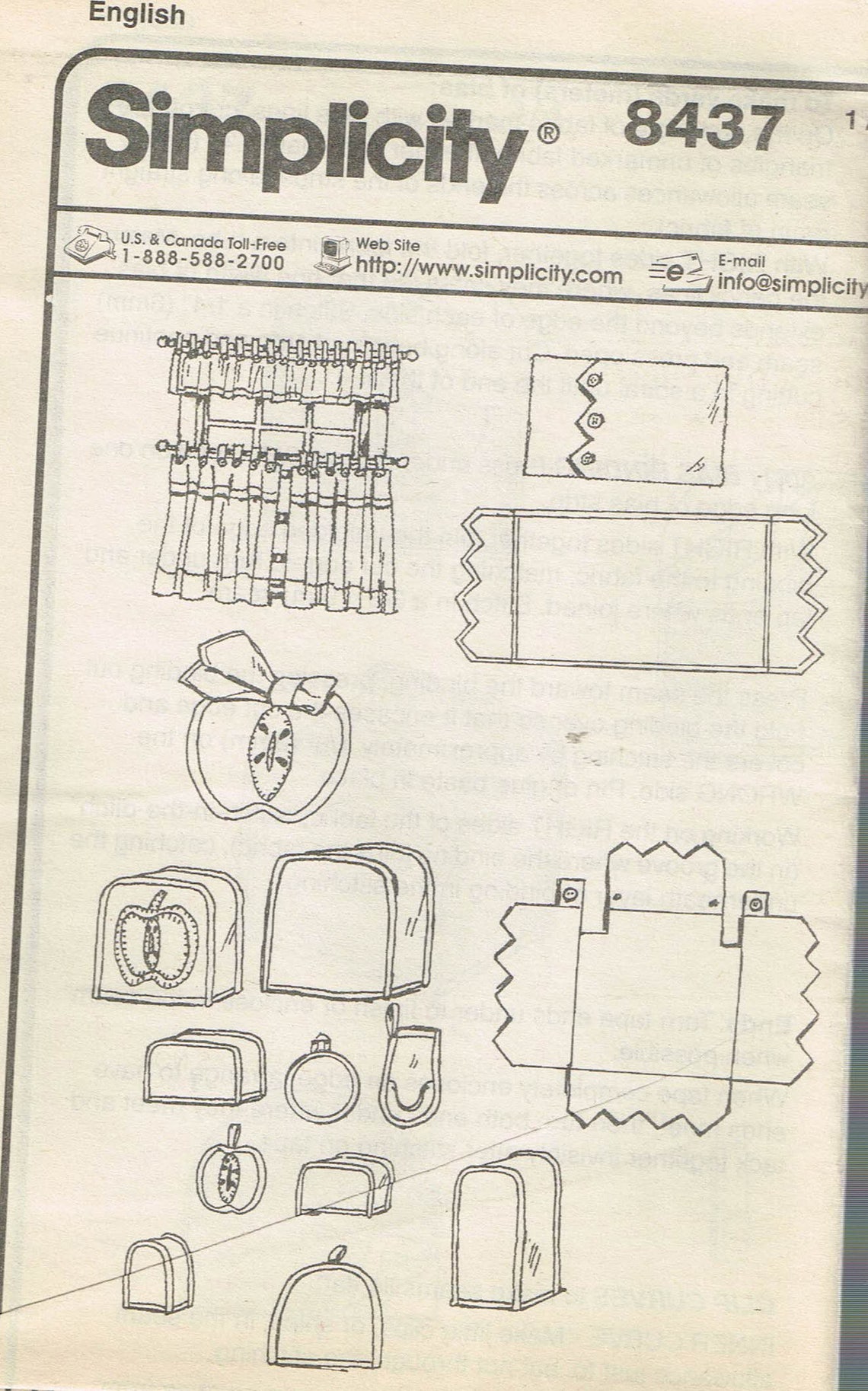 Appliance Cover Sewing Pattern Toaster Cover Blender Cover Etsy